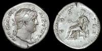 Roman Empire - Hadrian - Concordia Denarius