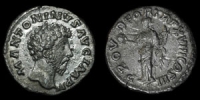 Roman Empire - Marcus Aurelius - Providentia Denarius