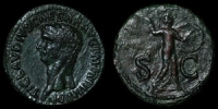 Roman Empire - Claudius - Minerva AE As
