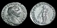 Roman Empire - Trajan - Aequitas Denarius
