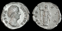Roman Empire - Faustina I - Ceres Denarius
