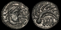 Anglo-Saxon - Very Rare Series T, Type 9 - Secondary Sceatta