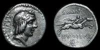 Roman Republic - L. Calpurnius Piso L.f. L.n. - Galloping Horseman Denarius