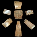 South America - Shell Necklace and Ceramic Head
