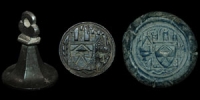 English Medieval - Large Bronze Seal Matrix - Sir William de Lisle of Rougemont