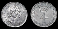 William and Mary - Groat - 1689 - GVLEELMVS variety