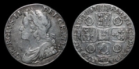 George II - Roses Shilling - 1741