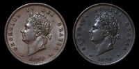 George IV - Pennies(2) - 1825, 1826