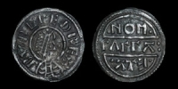 British Anglo-Saxon - Mercia - Burgred - Lunette Penny - Lulla