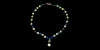 Glazed Composition and Glass Bead Necklace