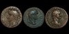 Roman Empire - Tiberius, Vespasian and Domitian - Bronzes