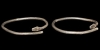 Silver Snake Bracelet Pair
