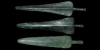 Bronze Age - Luristan - Three Bronze Spearheads