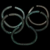 North America - Five Copper Trade Bracelets