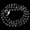 North America - Eighty Black and White Rattlesnake Trade Beads