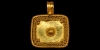 Gold Rectangular Pendant