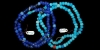 North America - Dark and Pale Blue Padre and Pony Trade Beads