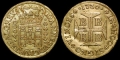 Portuguese Brazil - John V - 4,000 Reis - Bahia - 1720