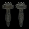 Merovingian - Pair of Bronze Brooches