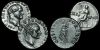 Roman Empire - Vespasian - Two Denarii