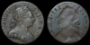 British Milled - George III - Evasion - Halfpenny - Obverse Brockage