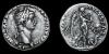 Claudius - Pax-Nemesis - Fourree Denarius
