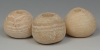 Egypt - Three Old Kingdom Marble Maceheads