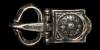 Silver-Gilt Byzantine Style Buckle