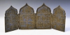Russian Bronze Folding Tetraptych