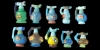 Glass Mosaic Vessel Bead Collection
