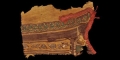 Textile Embroidered Hares Fragment