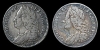George II - Sixpences(2) - 1746, 1757
