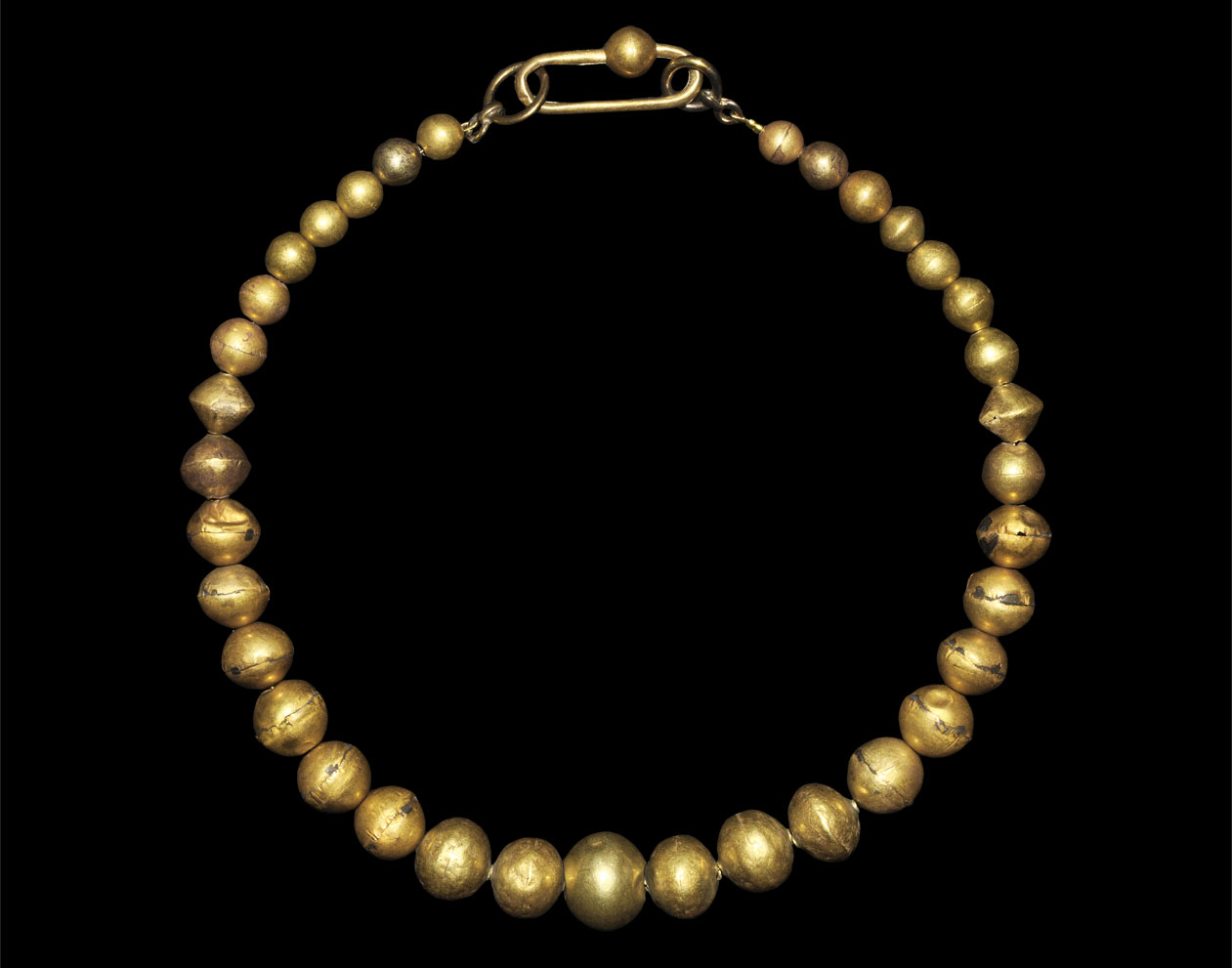 PreColumbian Tumbaga (Gold/Copper Alloy) Poporo Depicting an Owl