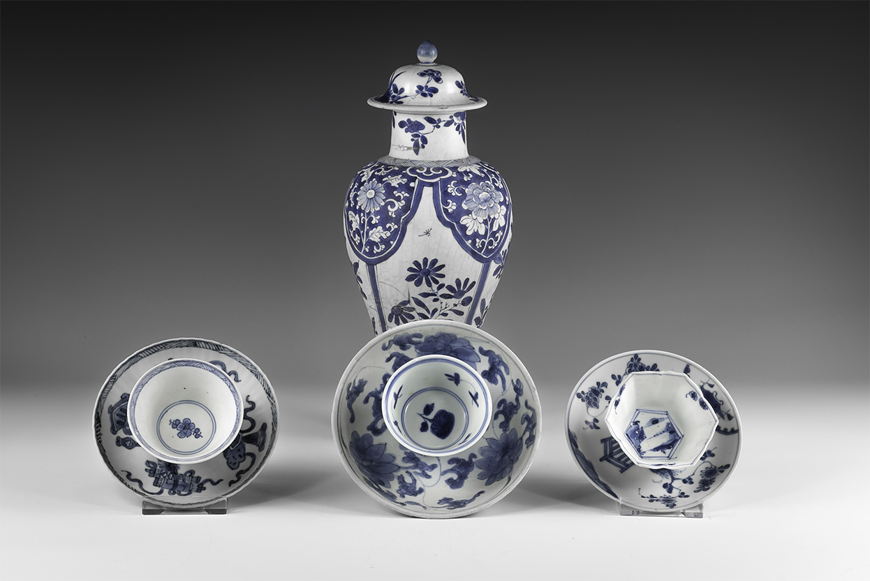 Chinese Blue and White Export Ware Group