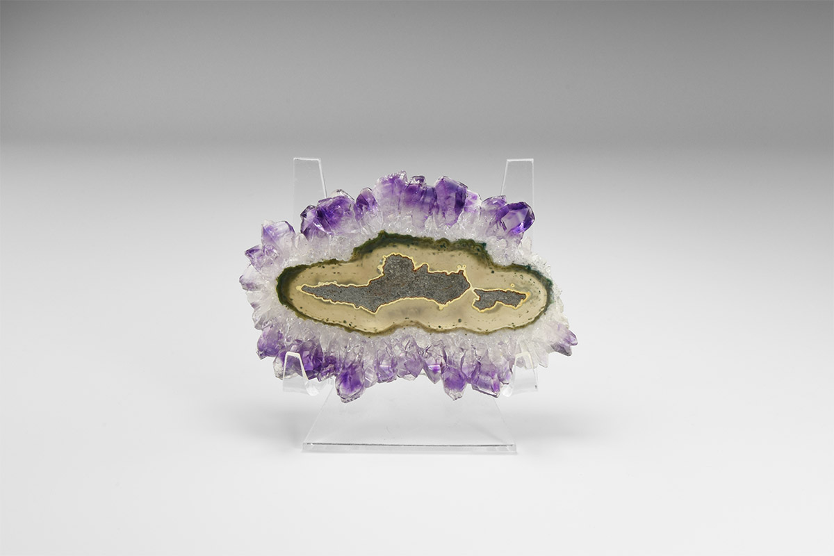 Natural History - Amethyst Mineral Section
