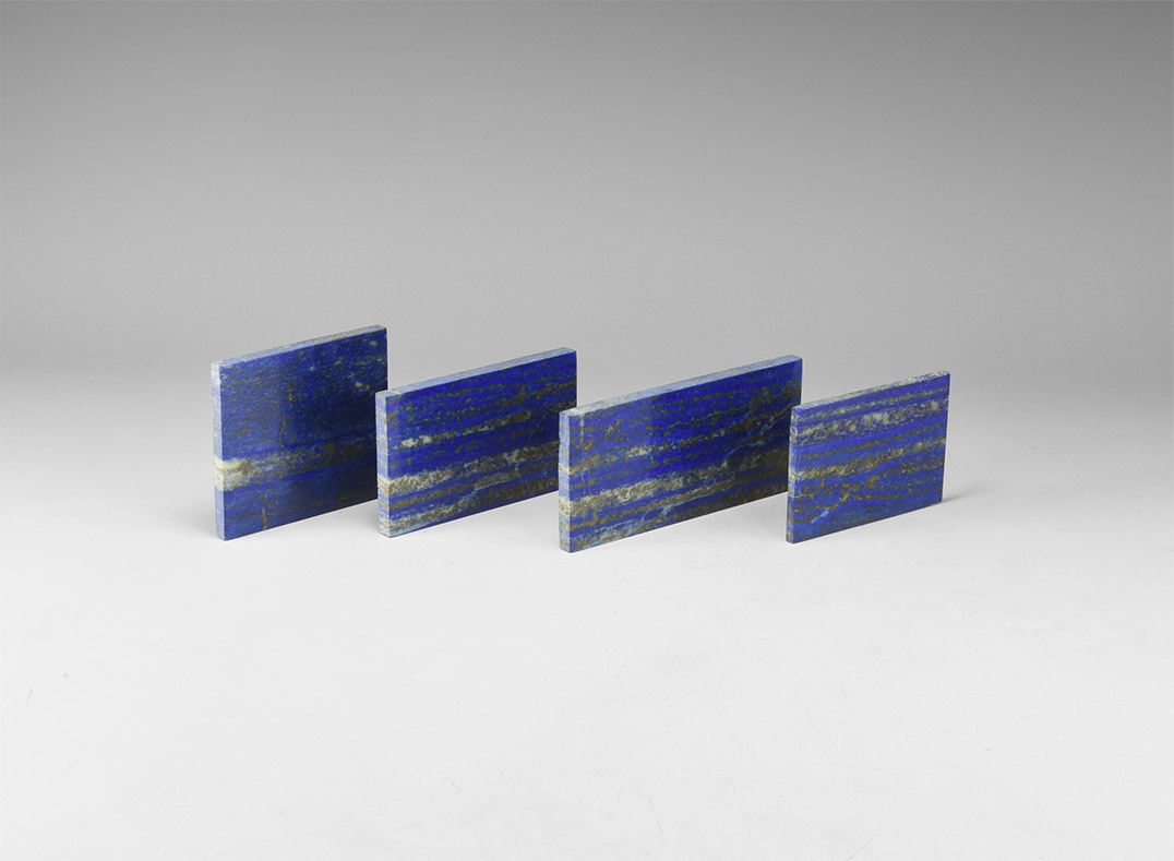 Natural History - Polished Lapis Lazuli Plaque Group