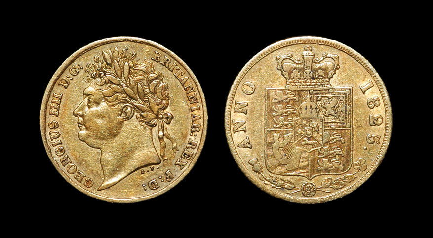 George IV - Gold Half Sovereign - 1825