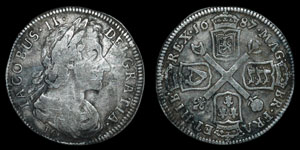 Scotland - James VII - 10 Shillings - 1687