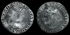 Ireland - Elizabeth I - Shilling - 1561