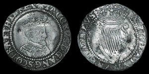Ireland - James I - Sixpence - Bell