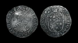 Charles I - Tower Sixpence - Rose