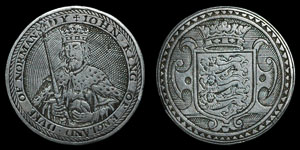 van der Passe - Silver Card Counter - King John