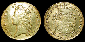 George II - Gold Two Guineas - 1738