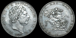 George III - Crown - 1819 (LIX)
