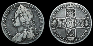 George II - Shilling - 1758
