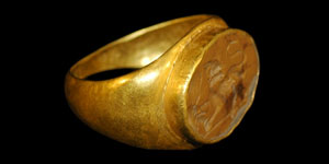 Roman - Gold Ring with 