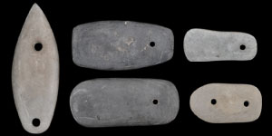 Prehistoric - North America - Group of Gorgets and Pendants