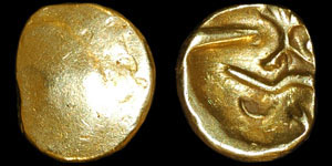 British Celtic - Geometric - Gold Quarter Stater
