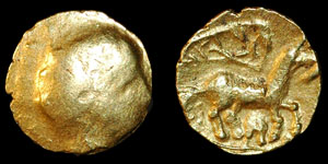 Celtic - Brackenheim Type - Gold Quarter Stater