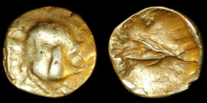 Celtic - Gallo-Belgic Ca2 - Gold Quarter Stater